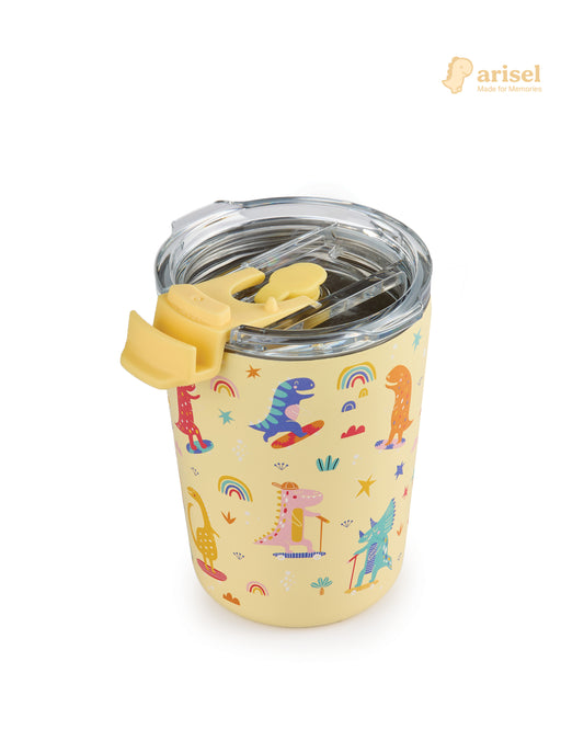 Arisel Kids Stainless Steel Cup - Dino Dash