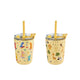Arisel Kids Stainless Steel Sippy Cup Twin Pack - Safari and Dino